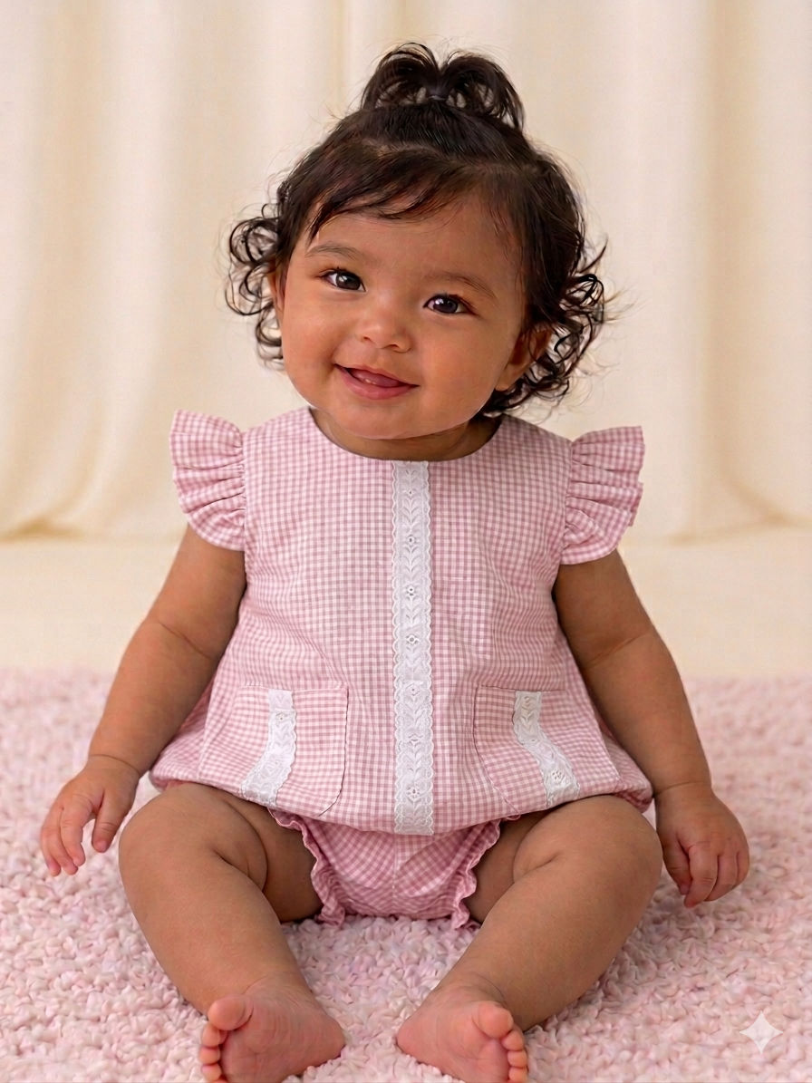 Vestido Lunita 3M — Modelo 3 — Lunita Blanca