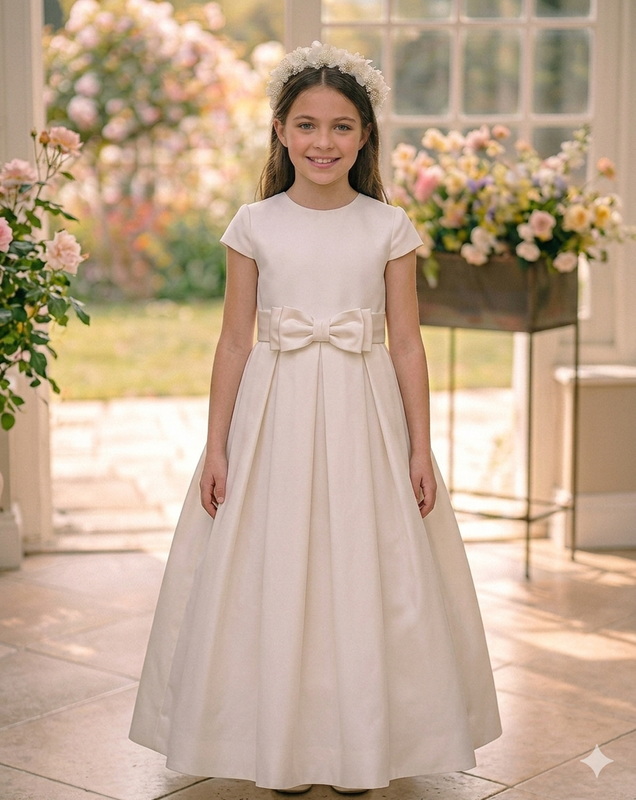 Mod. Gracia — Vestido Primera Comunión Lunita Blanca